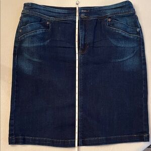 Christopher & Banks Indigo Denim Skirt